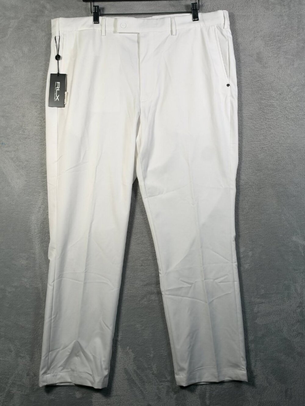 RLX Ralph Lauren Pants Mens 38x30 White Golf Chino Tailored Fit Performance $168